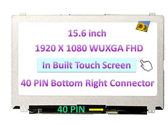 NV156FHM-N34 NEW 15.6" WUXGA FHD LAPTOP LED LCD TOUCH SCREEN GLASS DISPLAY