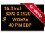 New for Lenovo 5D11N42578 FRU BOE NE160QDM-NZB V8.0 16" WQXGA LED IPS LCD Screen