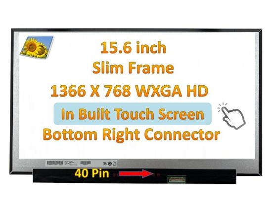 New NT156WHM-T02 V8.0 Touch LCD Screen Replacement HD LED Display Narrow Edge