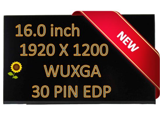 16.0" 100% sRGB FHD IPS LED LCD Screen Display Panel N160JCG-GT1 CMN1610 30pins