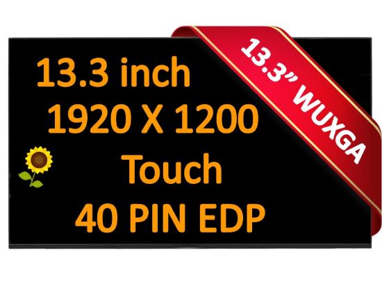 NV133WUM-T00 laptop LED Lcd Touch Screen 13.3" WUXGA 1920x1200 40 Pin Narrow