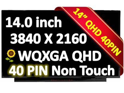 HP ZBook 14" 14u G6 OEM 4K UHD Matte AU Optronics LCD Screen B140ZAN01.2