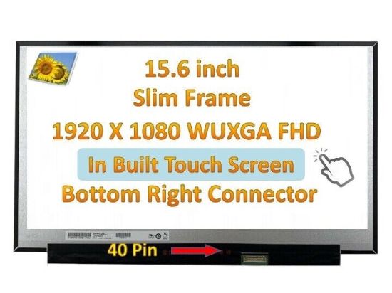 New Dell PN DP/N HX3K8 0HX3K8 NV156FHM-T06 Touch IPS LCD Screen FHD 1920x1080