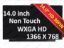 New MB140AN01-2 LCD Screen HD Display 14" MB140AN01-5 5D11D04240 SD11D04239