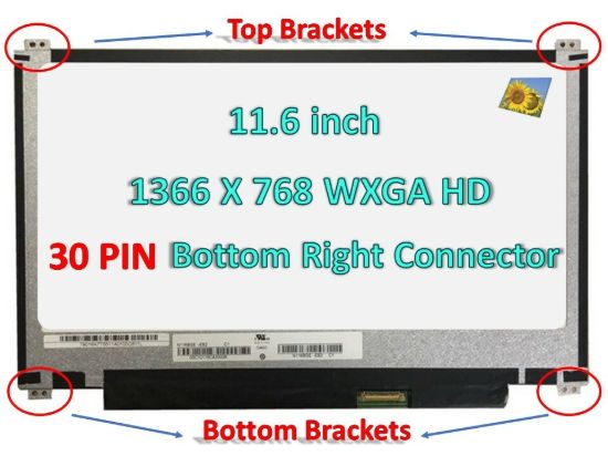 Toshiba Radius 11 L15W-B1302 11.6" HD eDP LED LCD Screen