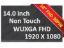 B140HAN07.1 14" FHD Non-Touch Led Lcd Screen 30 Pin
