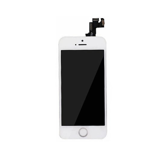 iPhone 5 White LCD Assembly and Touch Screen Glass Digitizer Replacement for 5