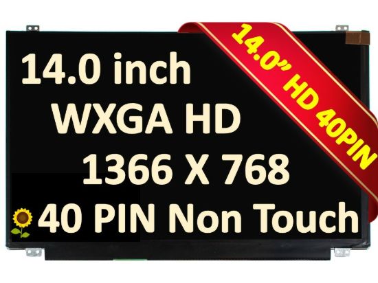 New N140BGE-L43 REV.C2 LCD Screen LED for Laptop 14.0" Display Glossy HD WXGA