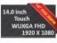 HP P/N N84784-001 14" FHD IPS LCD LED Touch Screen TOP Panel New