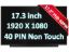 DP/N 04VP88 Dell pn 4VP88 O4VP88 300Hz FHD IPS 17.3"LCD Screen Matte LED Display