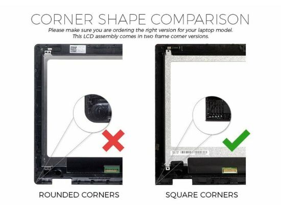 Dell 83GMN New 13.3" Inspiron 13 5378 Touch Digitizer FHD LCD Screen Assembly