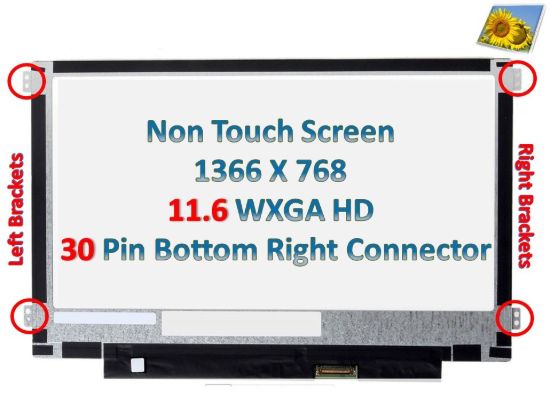 11.6" WXGA LCD LED Panel eDP SCREEN Replacement for Lenovo S21E-20