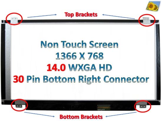 14" eDP LED LCD Screen for HP Chromebook 14-X013DX 14-X015WM 14-X030NR 14-X007TU