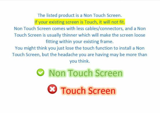 HP 15-AY015DX 15.6 HD LED LCD Screen Non Touch