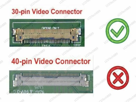 Dell pn M6XR1 0M6XR1 FHD IPS LCD Screen 30 pin Matte LED Display