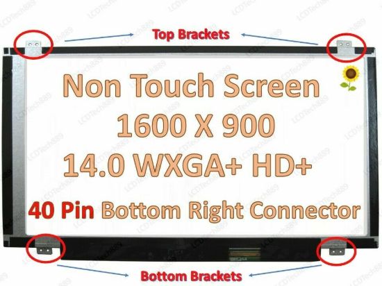 14" LCD LED HD+ Screen Replacement N140FGE-L32 For Dell PN 09R5K4 9R5K4