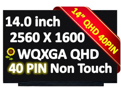 NE140QDM-NX2 V18.0 14" 2560x1600 16:10 40 pin EDP LCD screen Matrix Display New