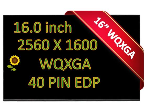 Lenovo ThinkPad E16 Gen 1 Lcd Screen WQXGA Non Touch EDP 40 PIN 5D11E21573