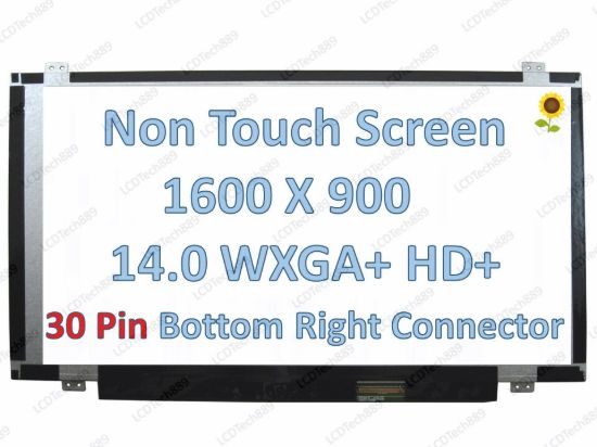 New 14" HD+ eDP laptop LED LCD screen for LTN140KT13 eDP 30 pin