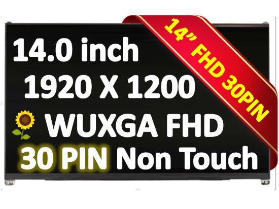 New Dell DP/N 0GC2FN GC2FN 14" WUXGA FHD Non-Touch Laptop LCD LED Screen Panel