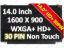 AU OPTRONICS B140RTN02.3 14" HD+ NEW LED LCD SCREEN