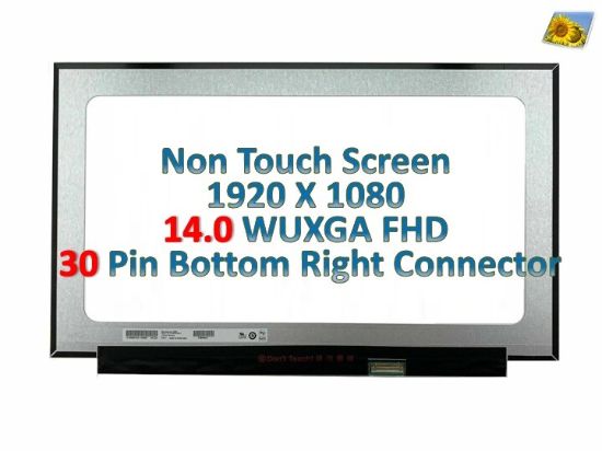 New Compatible with NV140FHM-N61 V8.0 | LCD only LCD Screen LED for Laptop