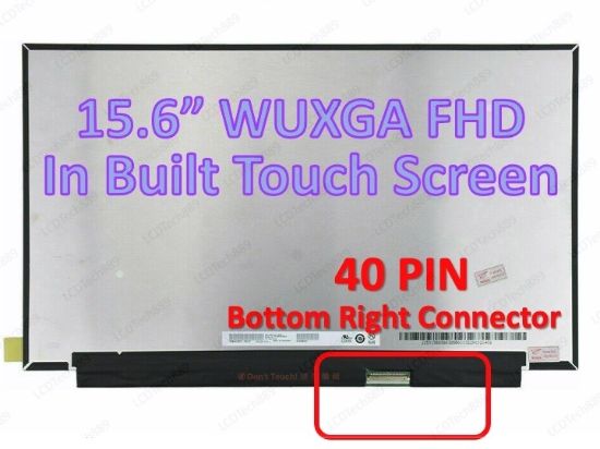 IVO R156NWF7 R2 HW:1.2 Touch FHD IPS LCD Screen 40 pin Narrow Matte LED Display
