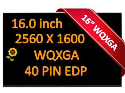 Screen For Lenovo Legion 5 PRO 16ITH6H 82JD QHD 165Hz 40pin 2560x1600 IPS LCD
