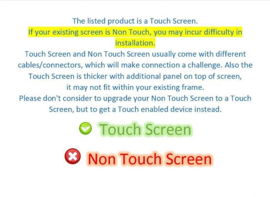 HP 15Z-EF100 Replacement Laptop 15.6" Touch LCD Screen Assembly On-Cell Touch