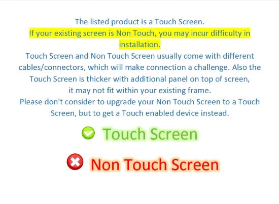 New 15.6" HD LCD LED Touch Screen For HP 15-DY2034NR 15-dy2010nr Display (Touch)