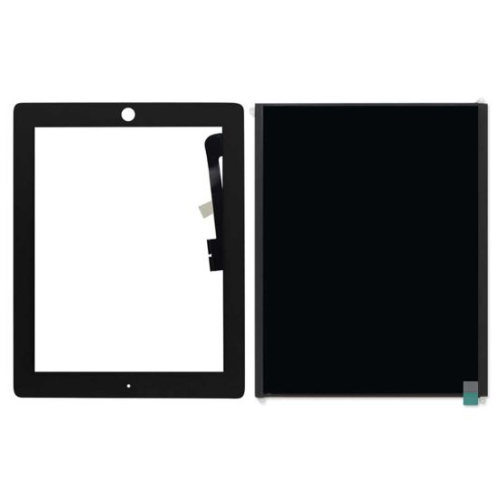 For IPad 3 (2012) Display - Black