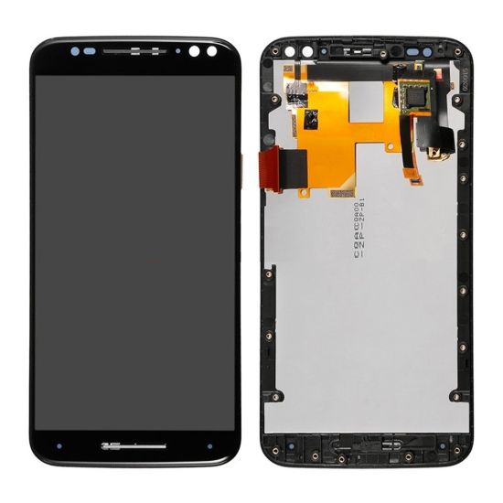 For Motorola Moto X Style Display with Frame - Black