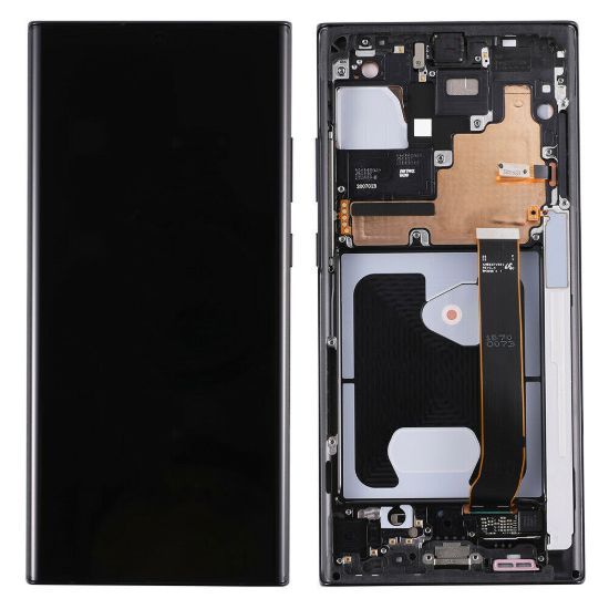 For Samsung Galaxy Note20 Ultra N985F AMOLED Display Assembly with Frame - Black