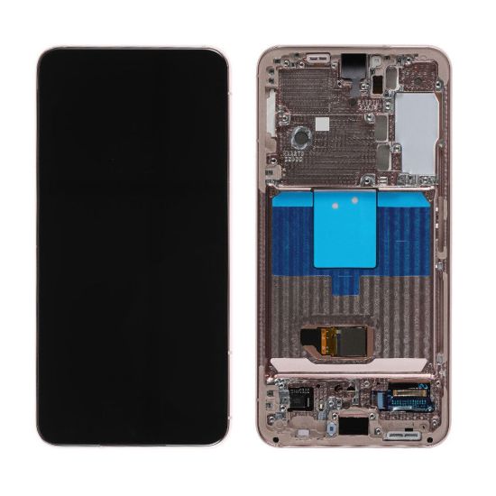 For Samsung Galaxy S22 5G AMOLED Display Assembly with Frame - Gold