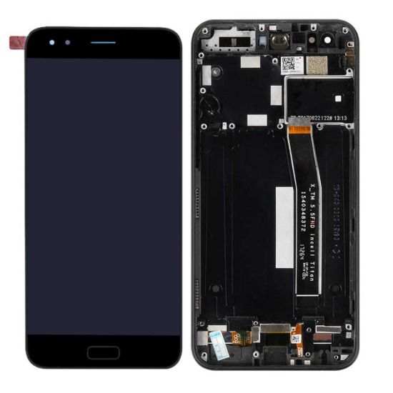 For ASUS Zenfone 4 ZE554KL Display with Frame - Black