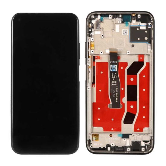 For Huawei P40 lite / Nova 6 SE Display with Frame - Green