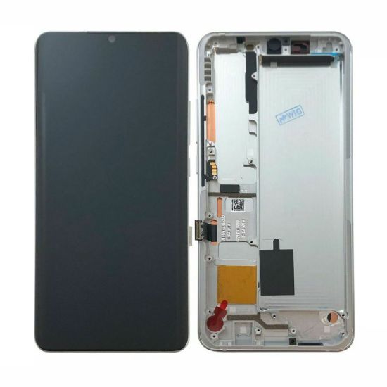For Xiaomi Mi Note 10 AMOLED Display Assembly with Frame - White