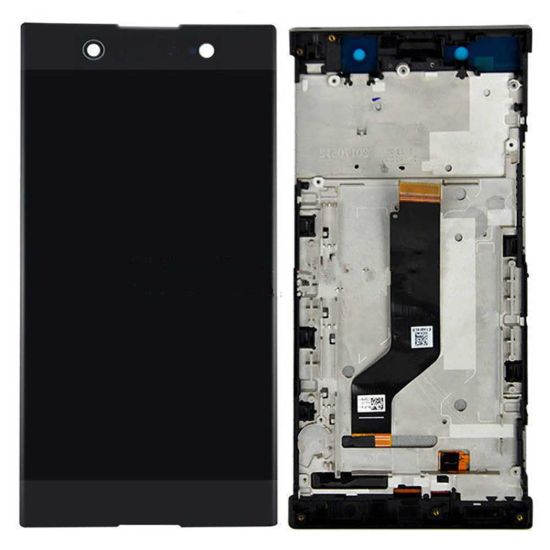 For Sony Xperia XA1 Ultra C7 Display with Dual SIM Frame - Black