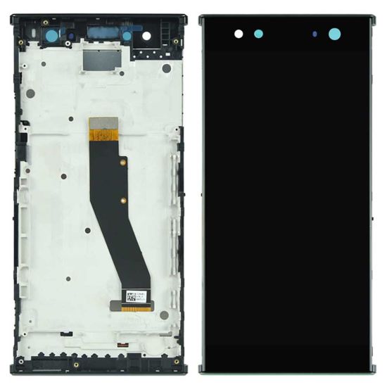 For Sony Xperia XA2 Ultra C8 Display with Single SIM Frame - Black