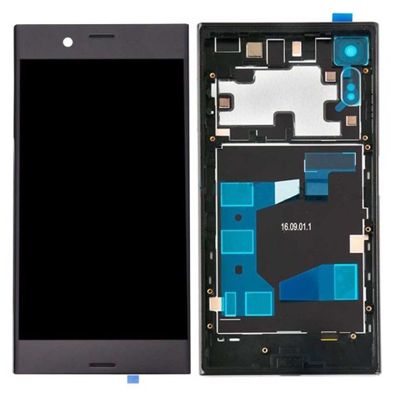 For Sony Xperia XZ Display with Single SIM Frame - Black