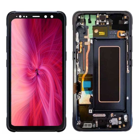 For Samsung Galaxy S8 Active G892 AMOLED Display Assembly with Frame