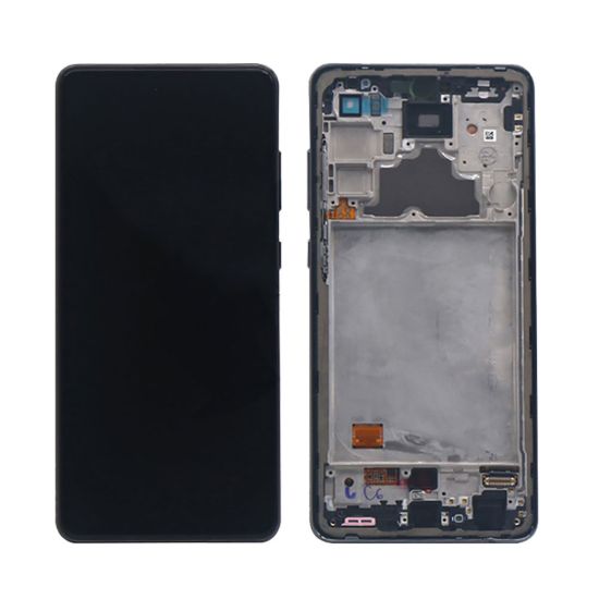 For Samsung Galaxy A52 A525 AMOLED Display Assembly with Frame - Silver