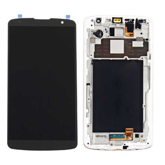 For LG G Pro 2 Display with Frame - Black