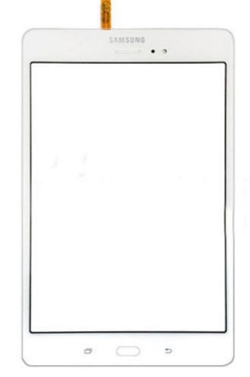 Samsung Galaxy Tab a 8.0 SM-T355 Glass Touch Digitizer White w Adhesive