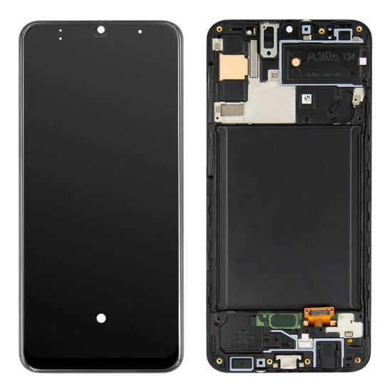 For Samsung Galaxy A30s A307 AMOLED Display Assembly with Frame