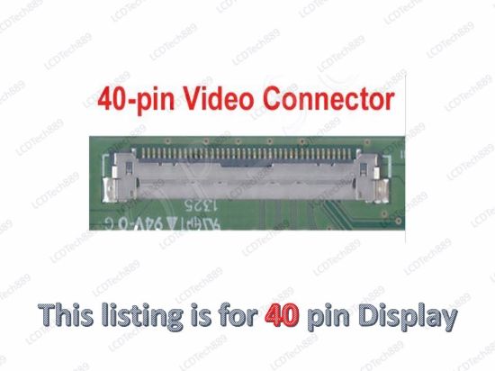 New 15.6" HD LCD Screen for HP LTN156AT30 Glossy 40pins LED Display