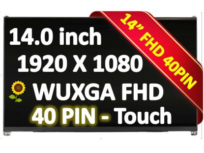 New Dell DP/N 0RDT53 RDT53 14" WUXGA FHD Touch Laptop LCD LED Screen Replacement