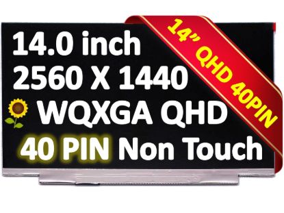 WQHD IPS LED LCD Screen Panel Display B140QAN02.0 FRU 00NY679 40 pins Non-Touch