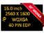 New LP160WQG(SP)(D2) 16" WQXGA laptop LED Replacement LCD screen display panel
