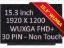 N153JCA-ELK 15.3" IPS LED LCD Screen Slim Panel EDP 30 Pin NEW FHD+ Display